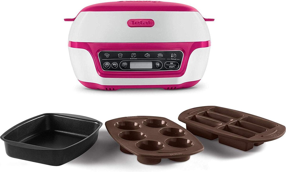Tefal Cake Factory KD8018 - 3 in 1 cakemaker - Pink