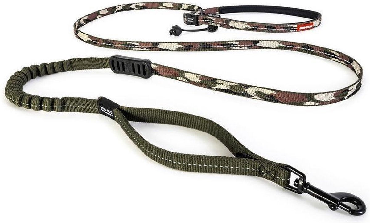 Road Runner LITE Riem - Hardloop hondenriem-Camo-82"