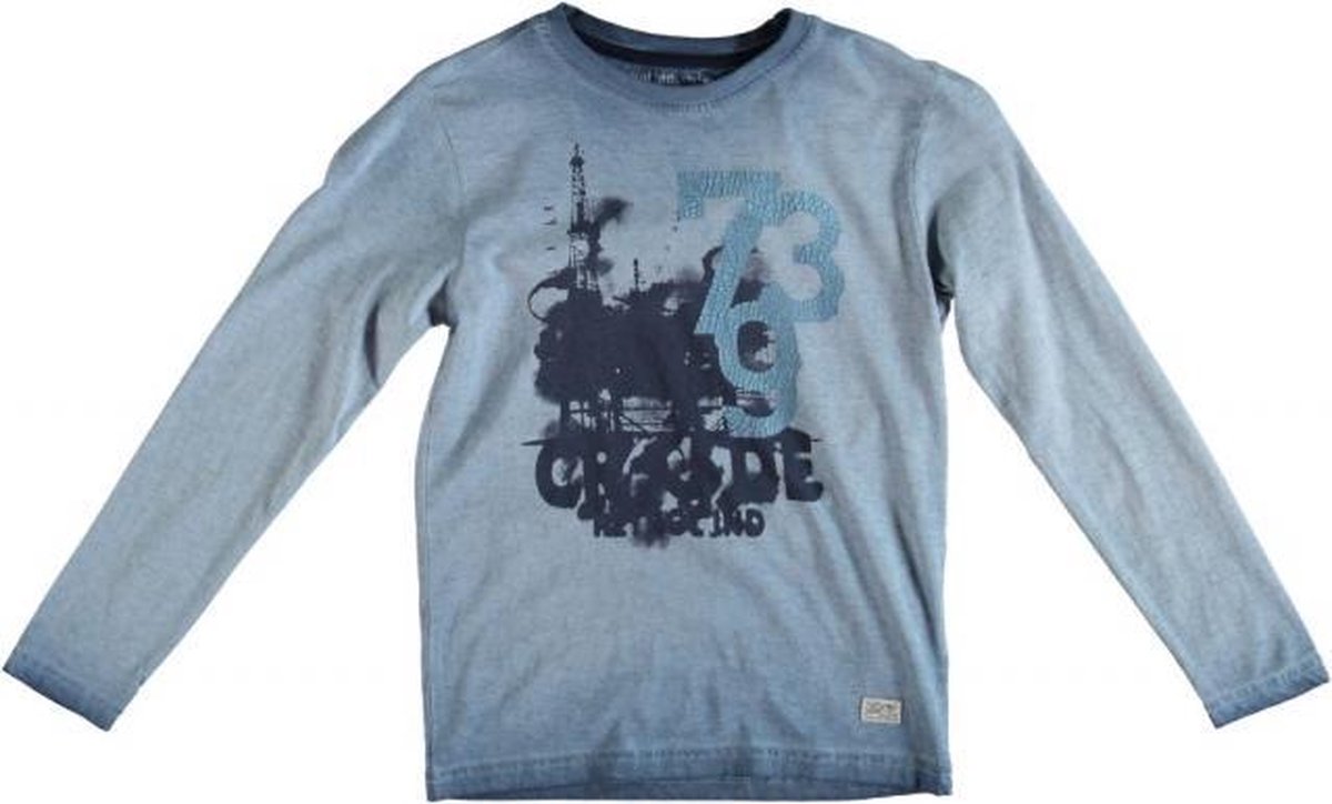 Petrol longsleeve teal Maat - 104