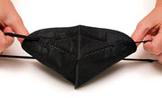 10x FFP2 KN95 Zwart Mondmaskers - Zwart Mondkapje  - Mondkapjes - Mondmasker