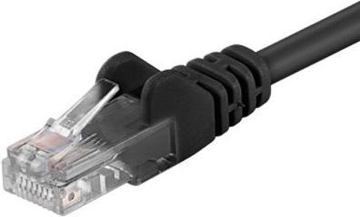 Wentronic CAT6 Netwerkkabel - RJ45 - Zwart - 20 m