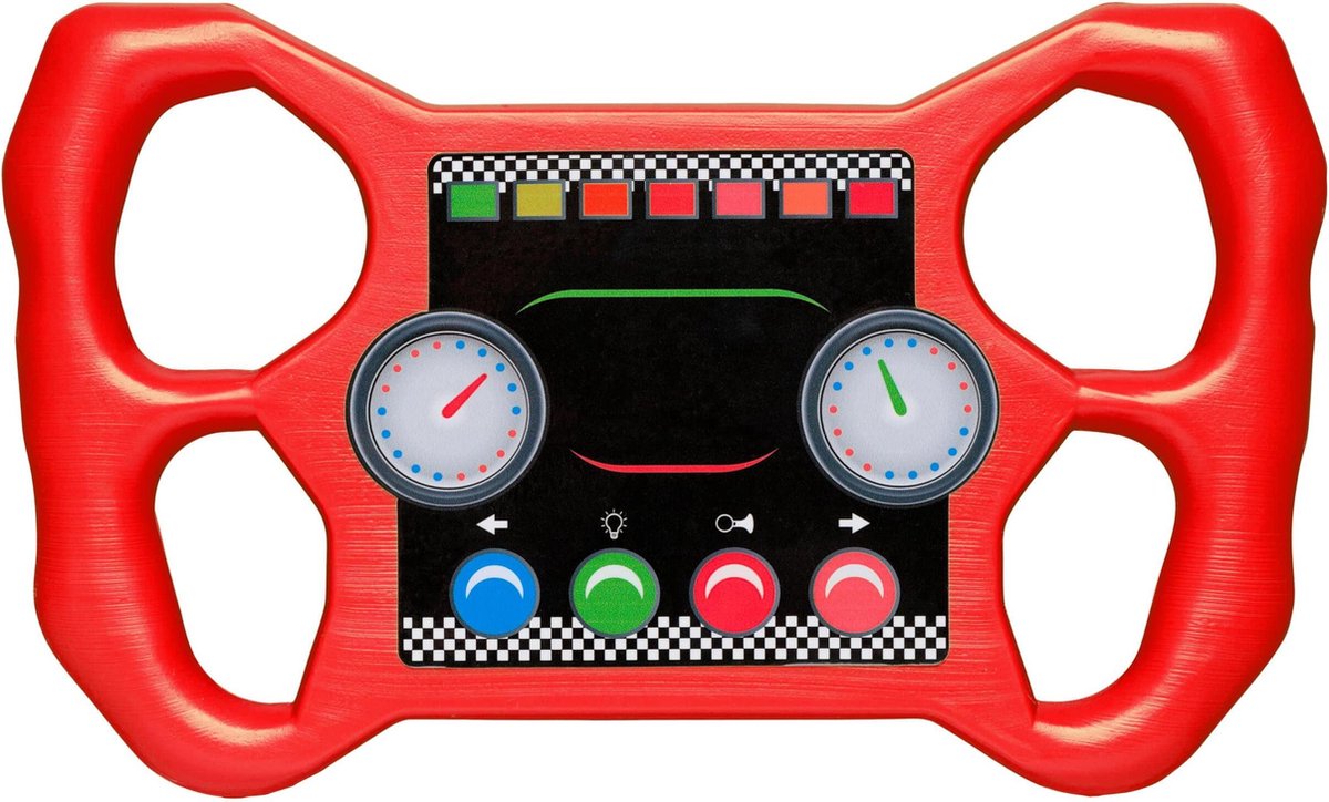 SwingKing Speeltoestel Racestuur - rood - 2552025