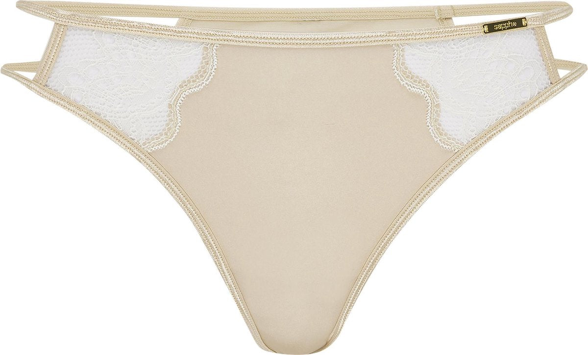 Sapph Scarlet Thong Dames Beige-S