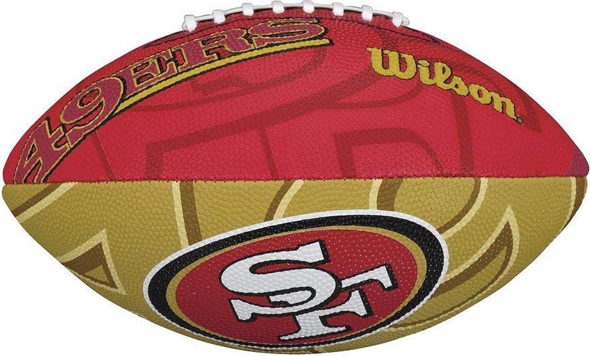 Wilson Nfl Team Logo 49Ers American Football