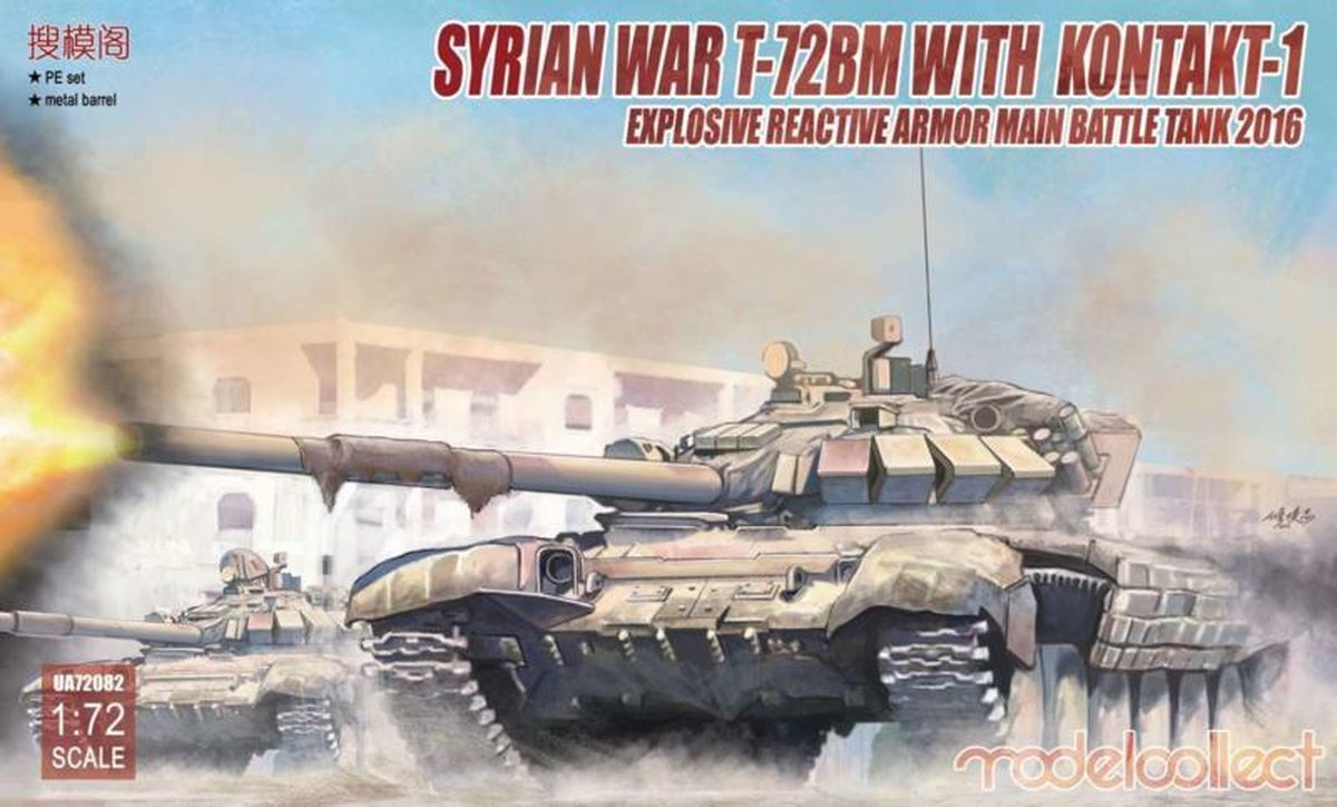 Syrian War T-72BM with Kontakt-1