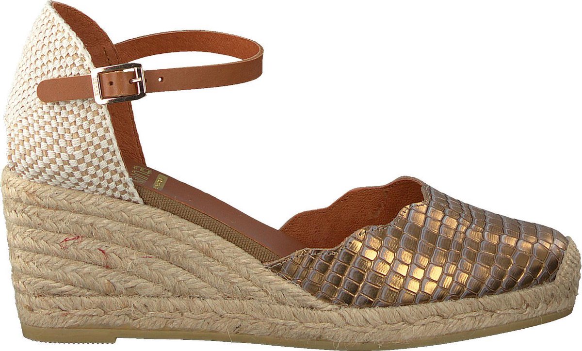 Kanna 9225 Espadrilles - Met Sleehak - Dames - Goud - Maat 40