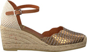 Kanna 9225 Espadrilles - Met Sleehak - Dames - Goud - Maat 40