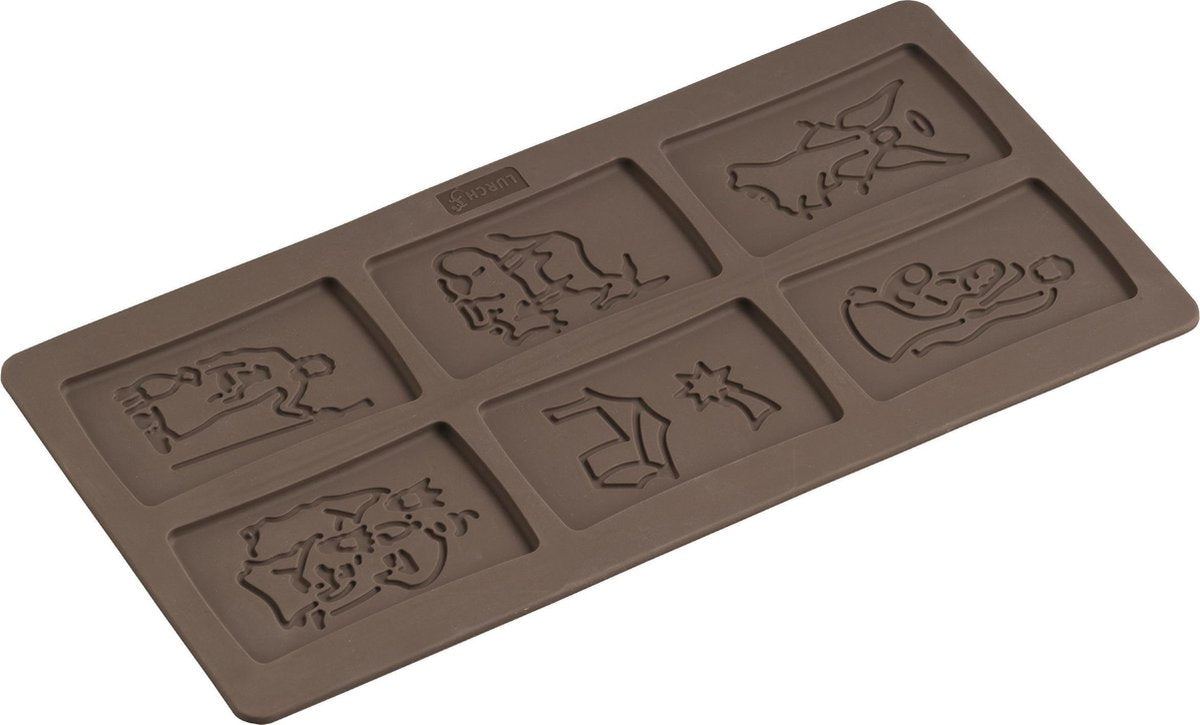 Lurch Flexiform Speculoosvorm - Kerst thema - Silicone - 15x30 cm