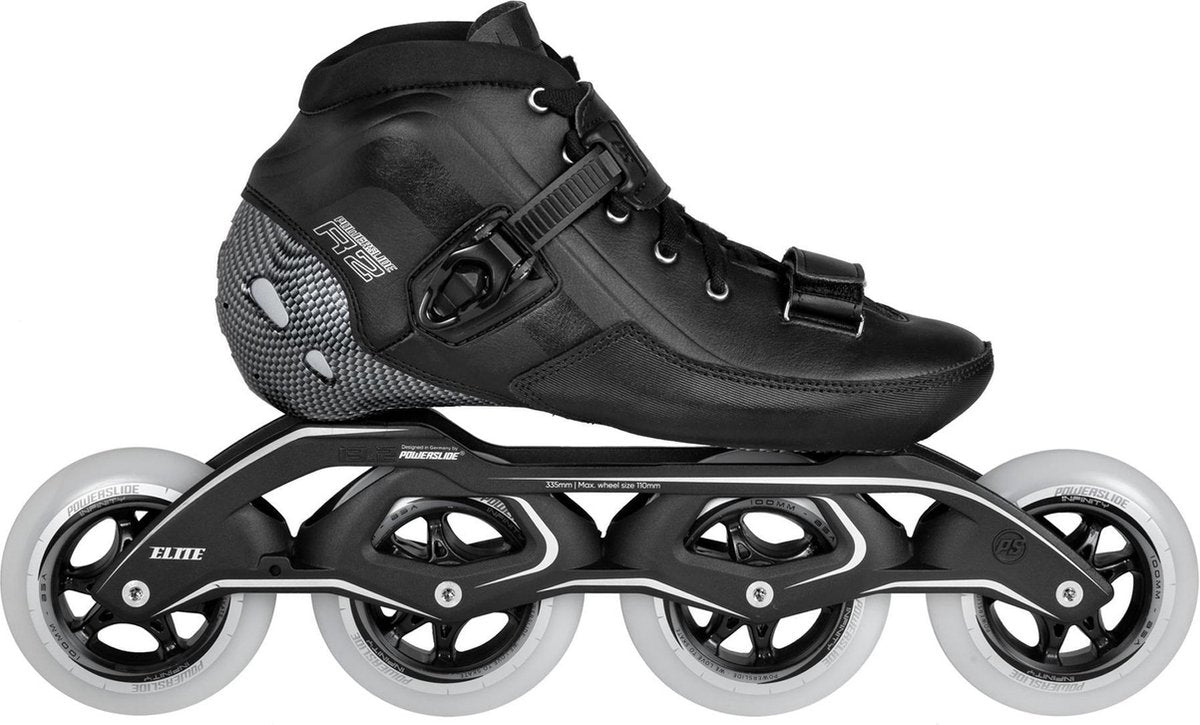 Powerslide Powerslide R2 100 Inlineskates - Maat 41 - Unisex - zwart/wit