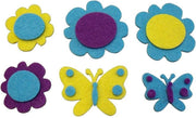 Slammer Viltstickers Bloemen