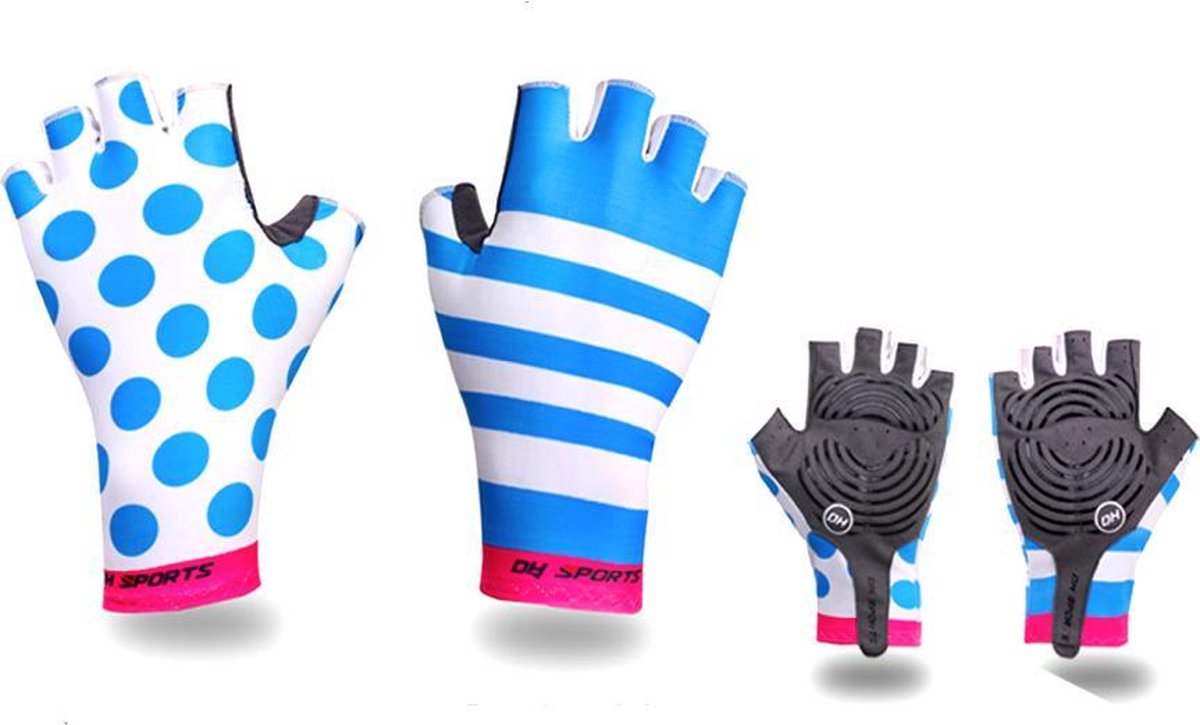 fietshandschoenen blauw - zomer - one size