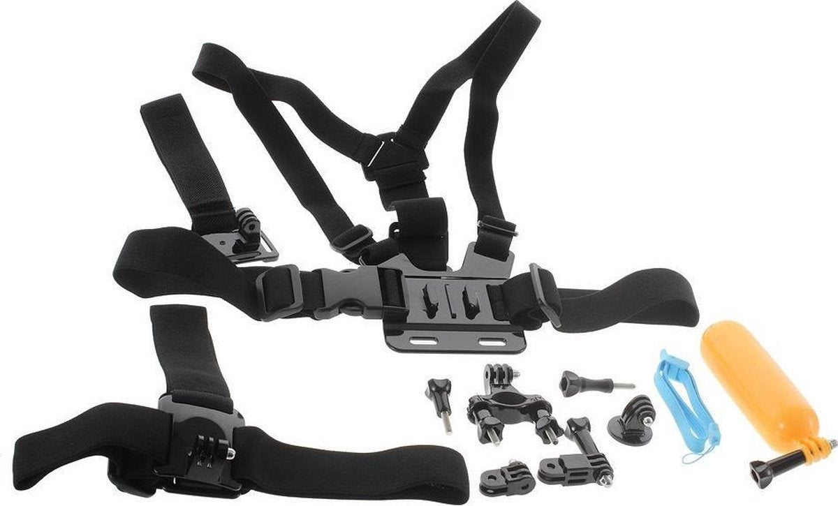 PRO SERIES 8-in-1 Kit Accessories Mounts voor GoPro / DJI OSMO en ActionCam