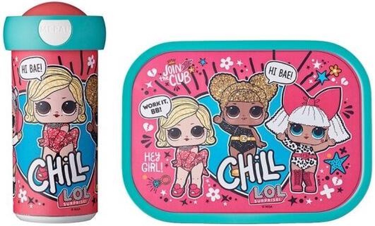 LOL Surprise Lunchset Mepal - Schoolbeker en Lunchbox