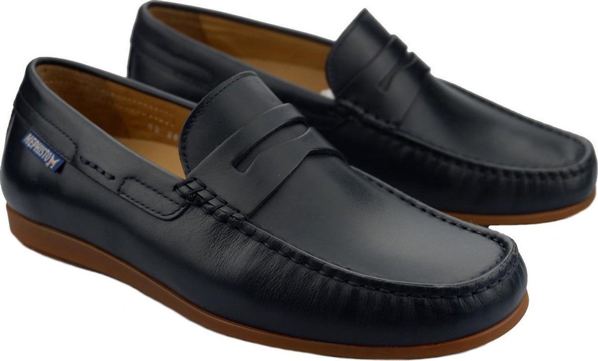 Mephisto ALYON Heren Instapper - Marineblauw - Maat 40.5