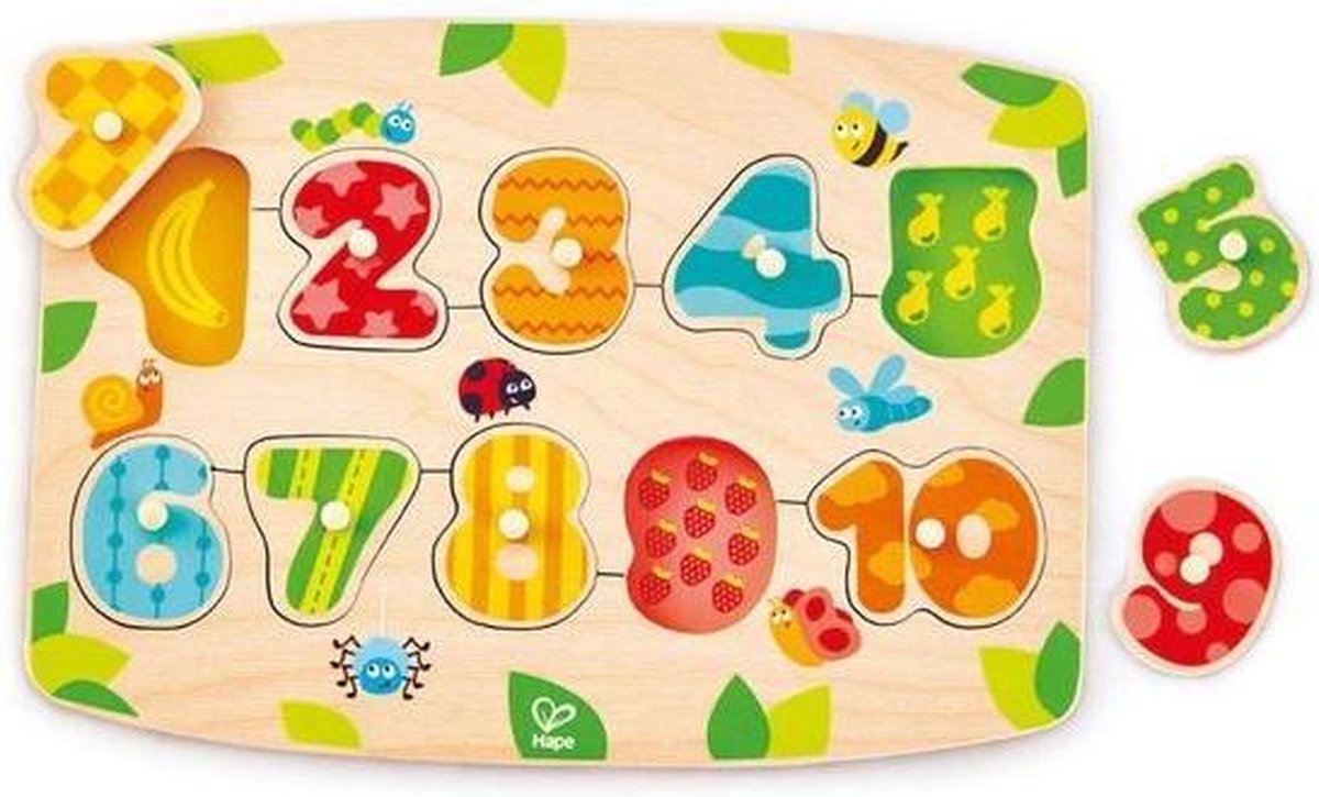 Hape Aantal Peg Puzzle