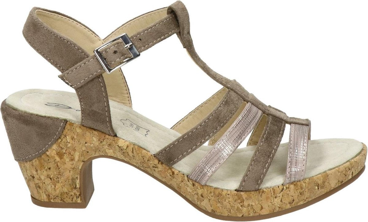 Dolcis dames sandaal - Taupe - Maat 40