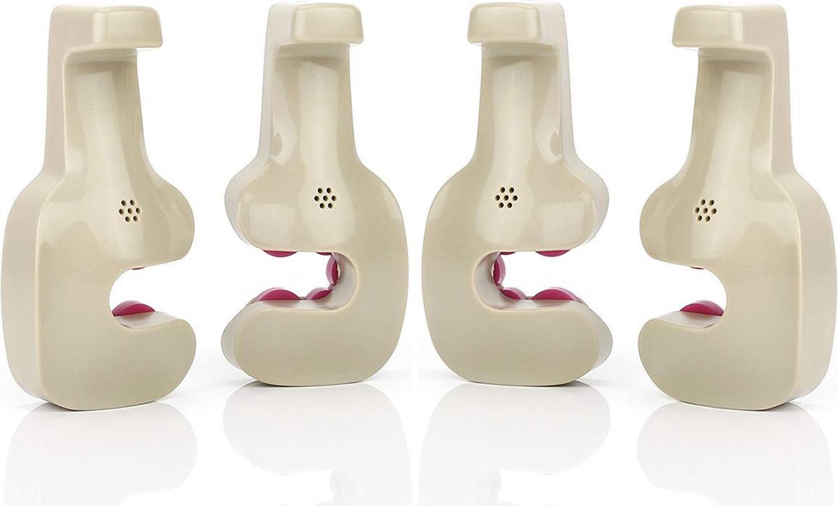 Auto Kleding- of Tassenhangers 4-pack - 360° Draaibaar!