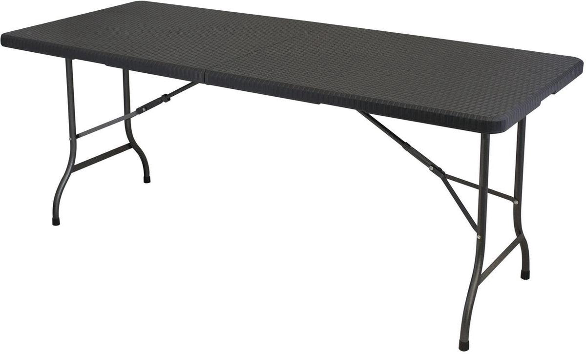 Eurotrail Pavilion Tafel Rattan Design - Charcoal