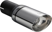 Ulter Sport Uitlaatsierstuk - Ovaal Race 95x65mm Schuin - Lengte 120mm - Montage ->50mm - RVS