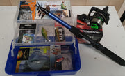Robinson - Telescoop werphengel Set - Inclusief gevulde viskoffer - Spin set