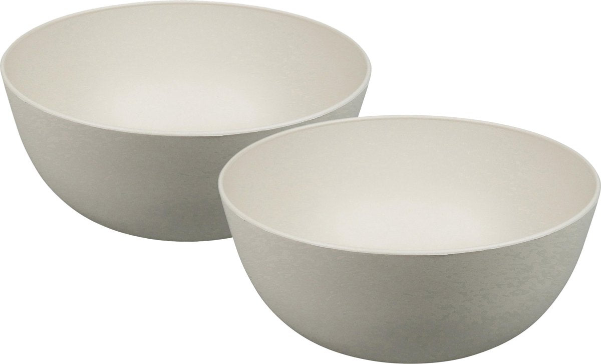 Zuperzozial Kom Boost 900 Ml 18 Cm Biokunststof Wit 2 Stuks