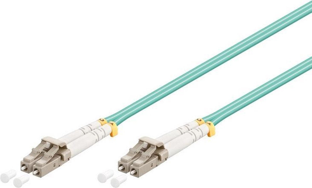 Goobay 10m LC-LC OM3 Glasvezel kabel Blauw