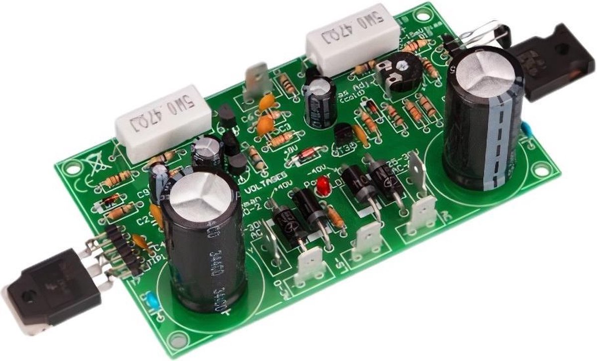Velleman Vermogensversteker Discreet 200w 107 X 62 Mm Groen