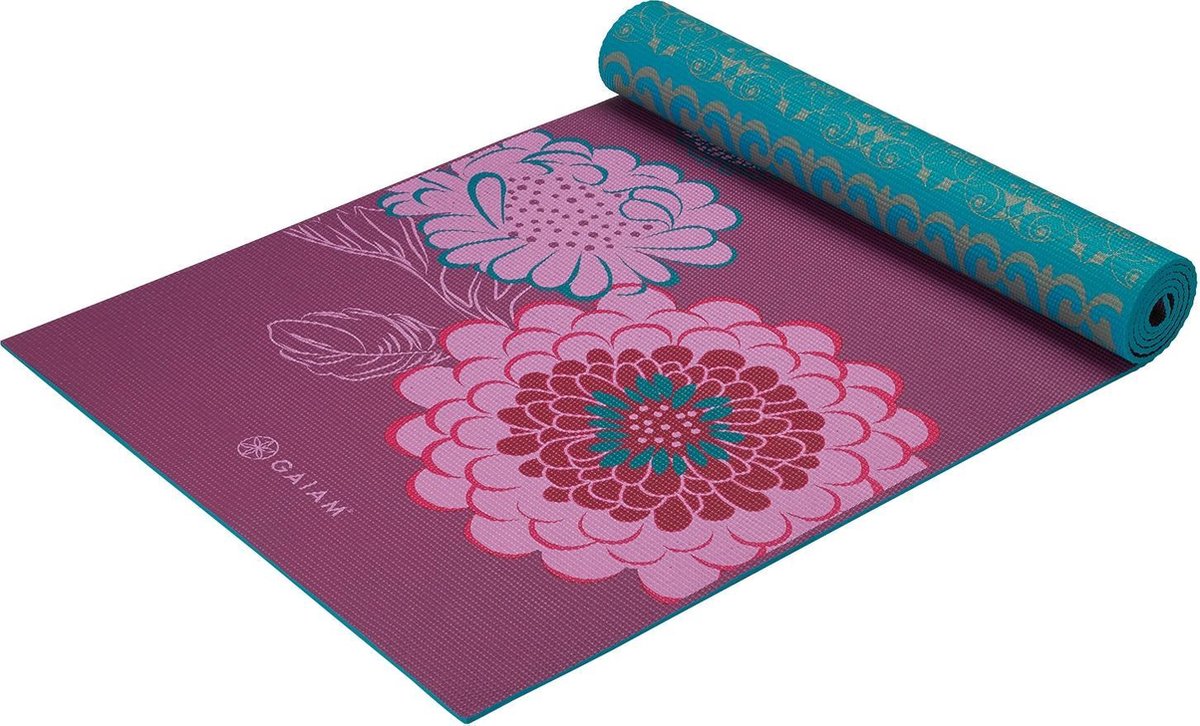 Gaiam Kiku Omkeerbare Yoga Mat - 172 X 61 X 0.5 Cm