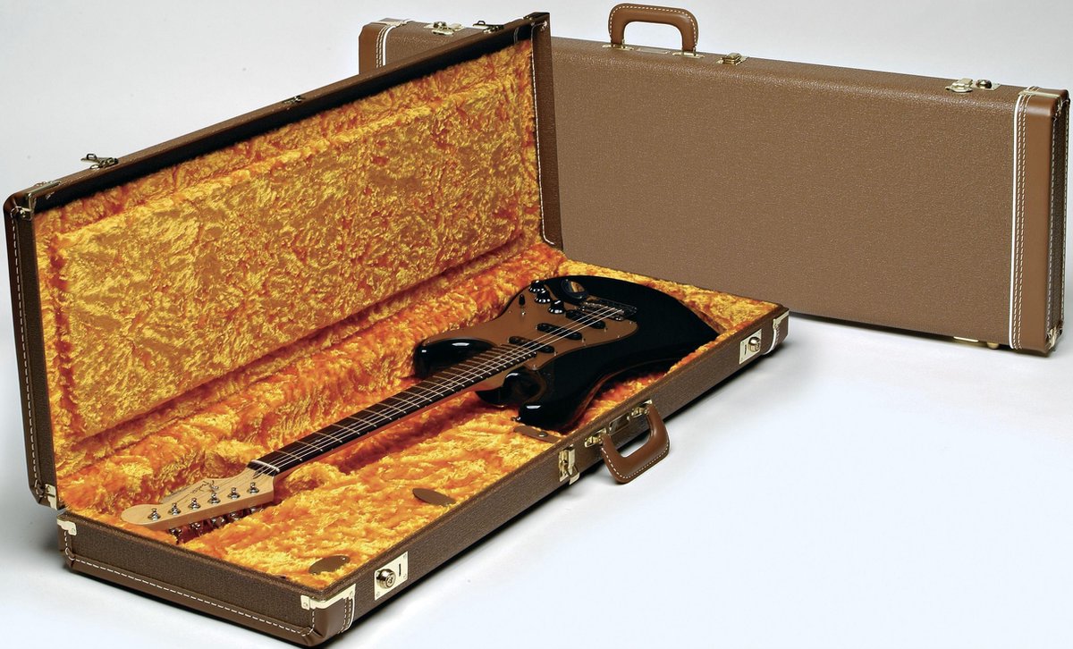 Deluxe Hardshell case Tolex Brown Tolex