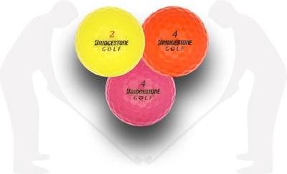 BRIDGESTONE GOLFBALLENMIX - GEKLEURD AAA/AA / 12 stuks
