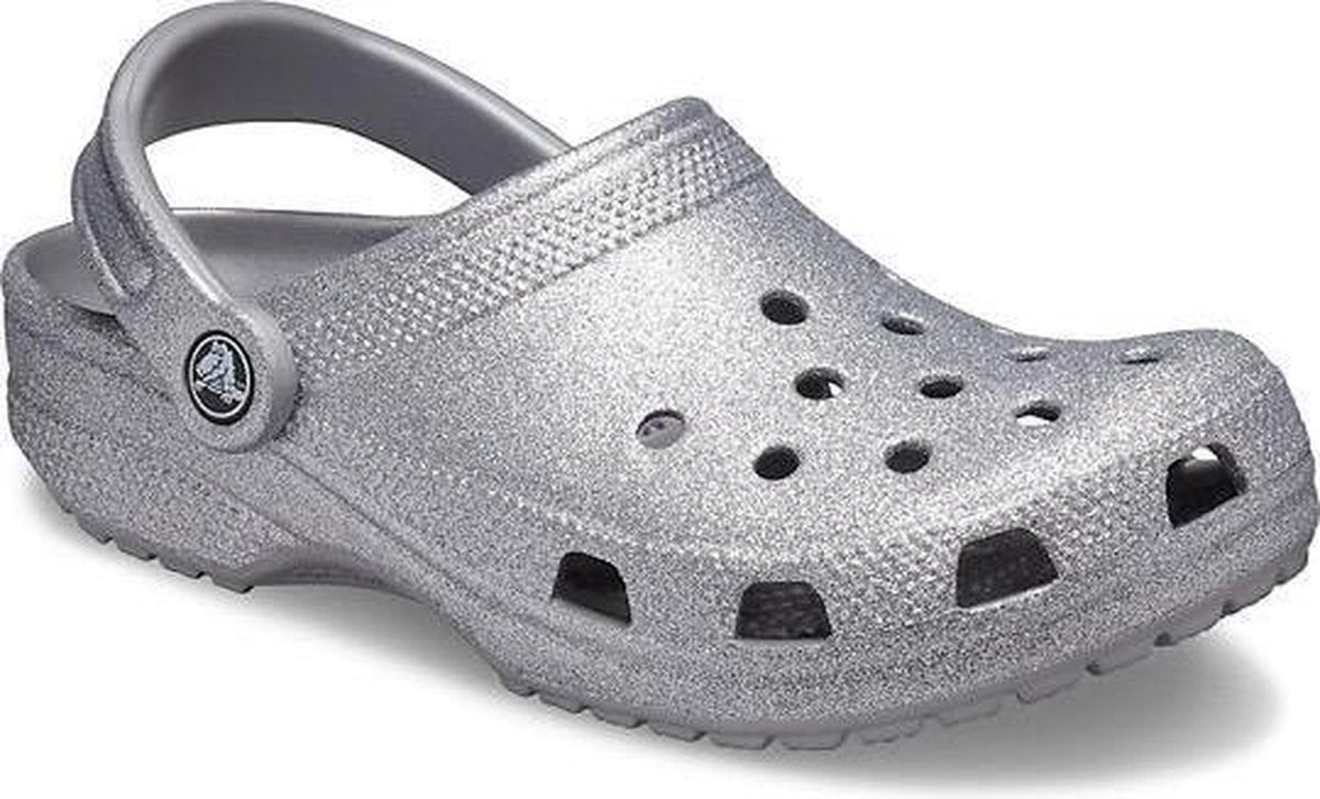 Crocs Classic Glitter Klomp Silver