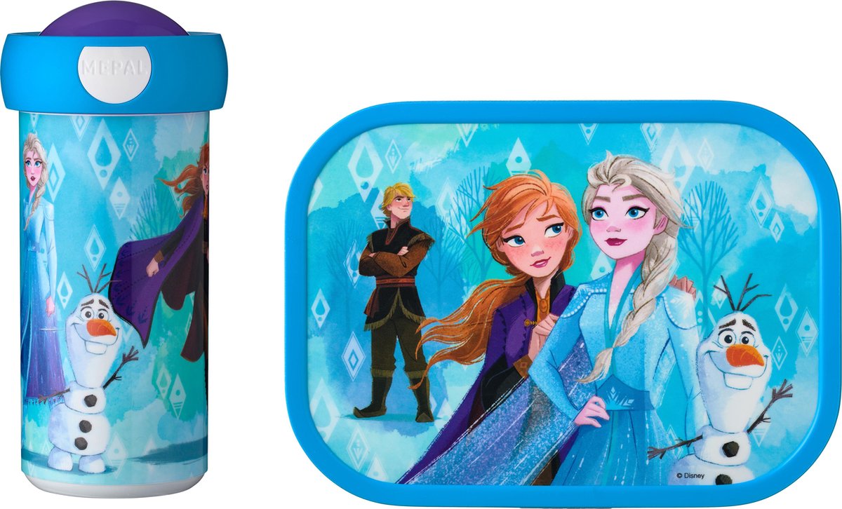 Mepal – Lunchset campus (sb + lb) – schoolbeker en broodtrommel voor kinderen – Frozen II – bento box - lekvrij