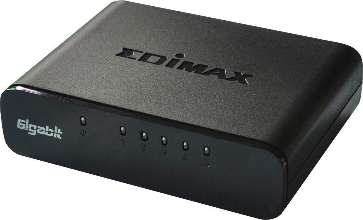 Edimax ES-5500G V3 Gigabit Ethernet Switch met 5 poorten / zwart