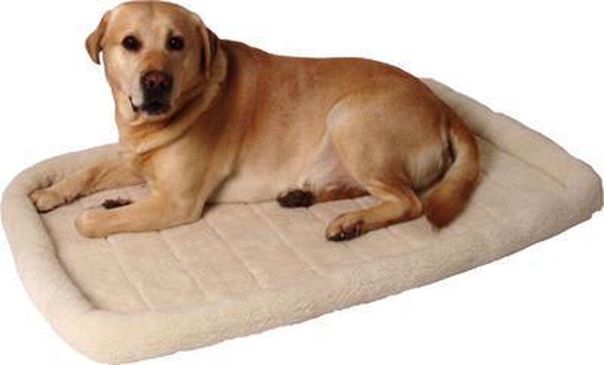 Ligmat voor bench / draadkooi comfort ivoor - 55x35 cm - 1 stuks