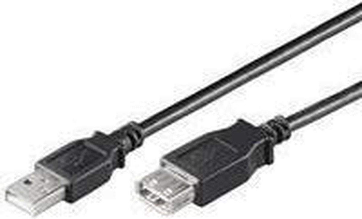 Wentronic USB Ext AA 300 HiSpeed Black 3m