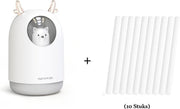 Hummi Care Bear met Filterset (10 Stuks) Wit - Geur Verspreider - USB Humidifier - Luchtreiniger - Luchtbevochtiger - Aromatherapie - Diffuser Aromatherapie - Led Verlichting - Diffuser - Diffuser Aroma