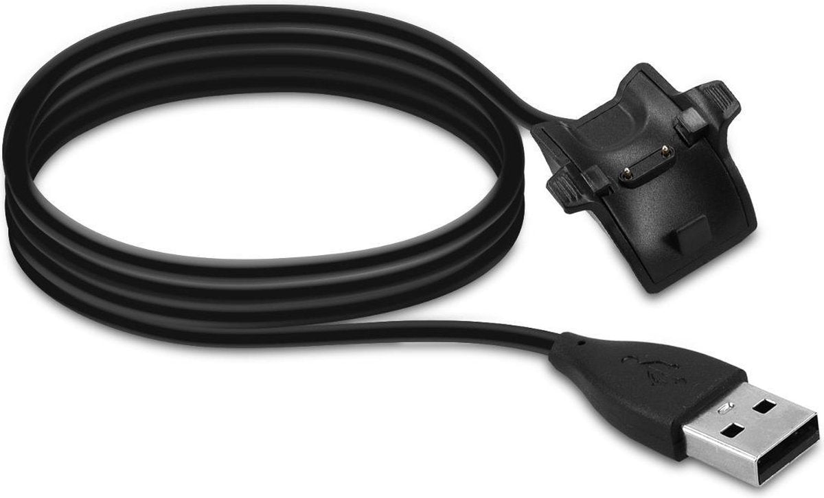 kwmobile USB-oplaadkabel voor Honor Band 5 / 4 / 3 / 3 Pro / 2 / 2 Pro - kabel voor fitnesstracker - zwart
