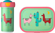 Mepal – Lunchset campus (sb + lb) – schoolbeker en broodtrommel voor kinderen – Lama – bento box - lekvrij