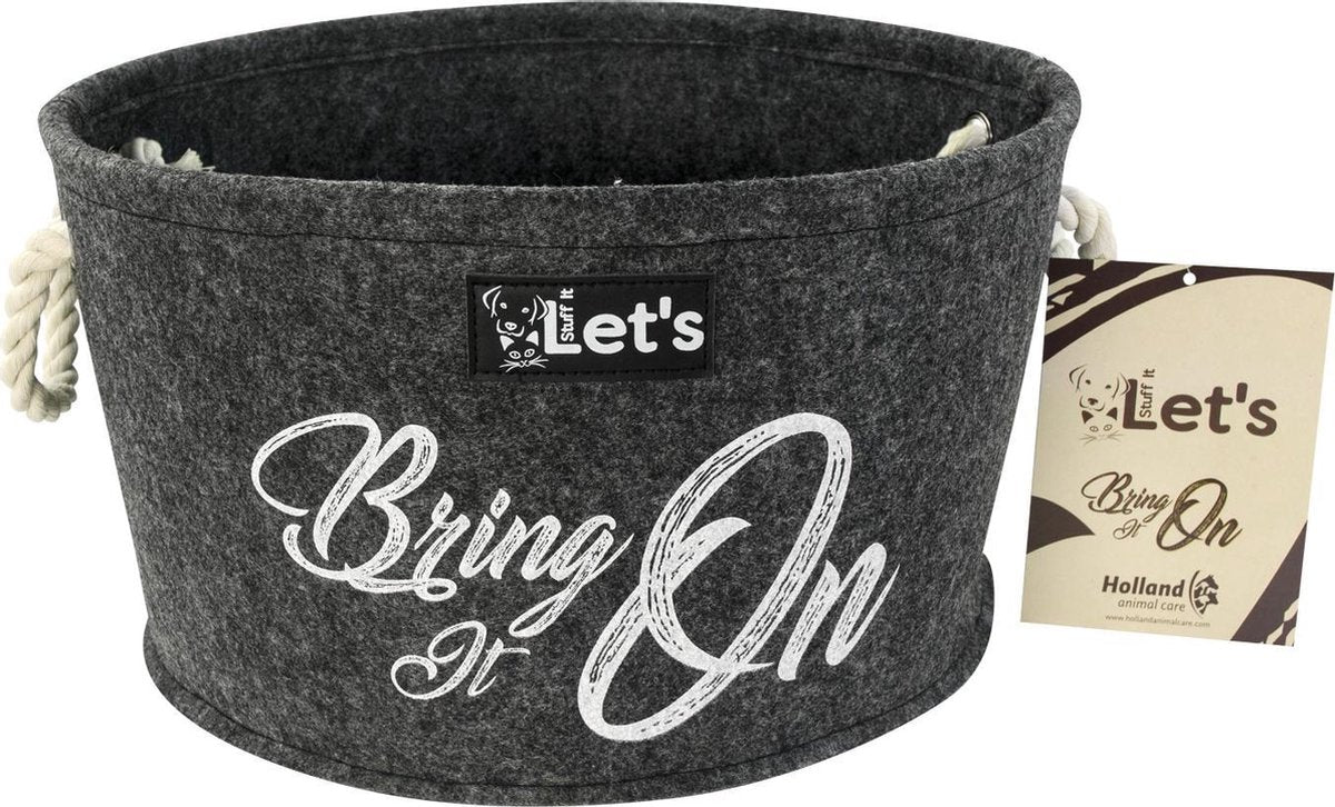 Let's Stuff It Opbergmand - Antraciet