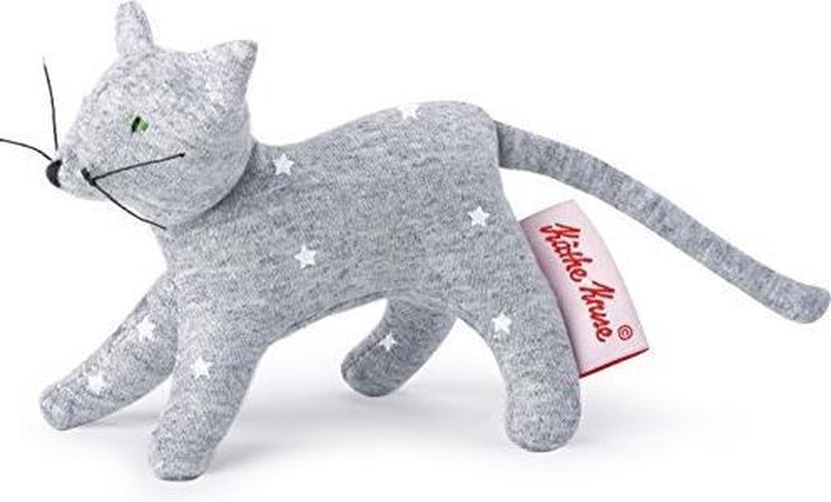 Baby grijpspeeltje kat grijs