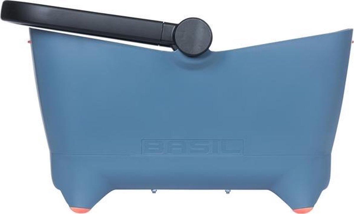 Basil Buddy Hondenfietsmand KF- Voor - Hygiënisch PP-Plastic - Inclusief Bevestigingssysteem - Blauw