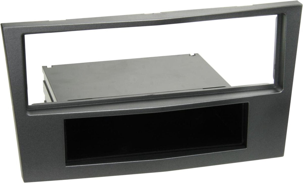 1-DIN Paneel met aflegbakje. Opel Astra/ Antara/ Zafira Kleur: Charcoal Metallic