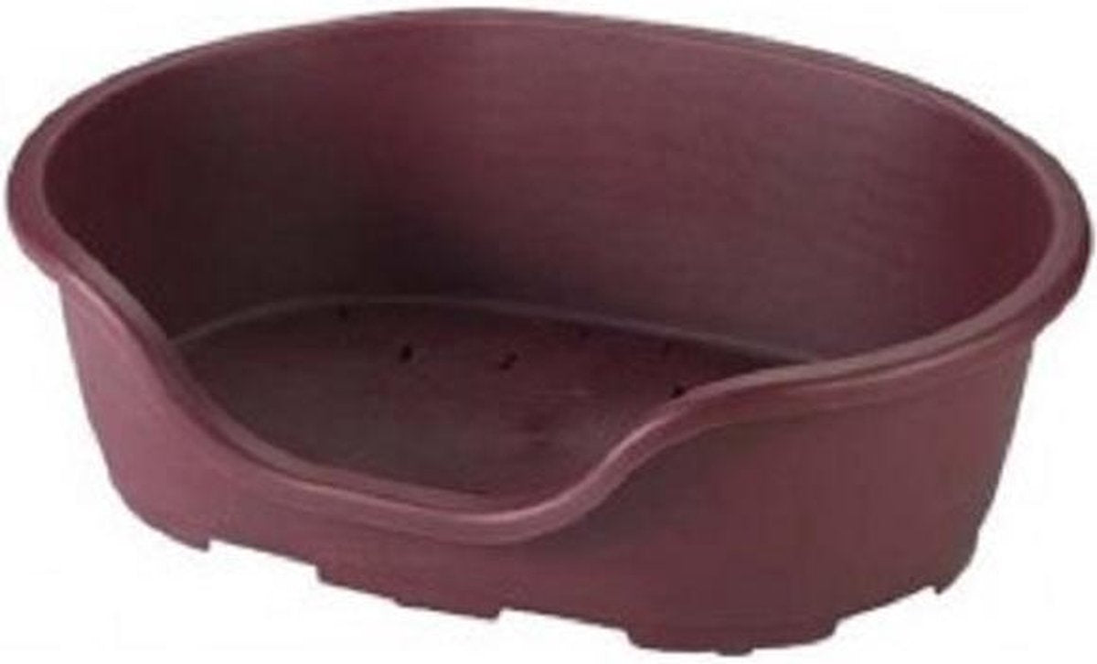 Strong Hondenmand Hondenbed  Kunststof PVC 87 cm Donkerrood