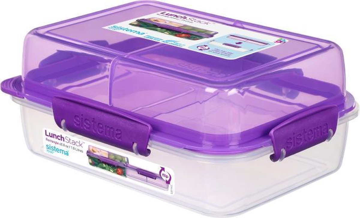 Sistema to go - Lunch Stack Rectangle - 1