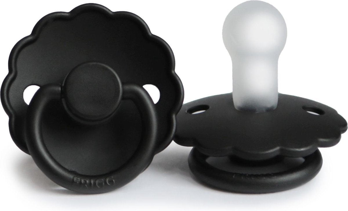 FRIGG DAISY (JET BLACK)|T1|SILICONEN|SPEEN|PACIFIER|MUSTHAVE|NEWDESIGN|