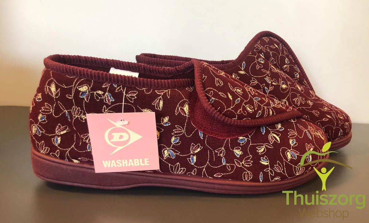 Hoge Pantoffel Betsy Rood Maat 38
