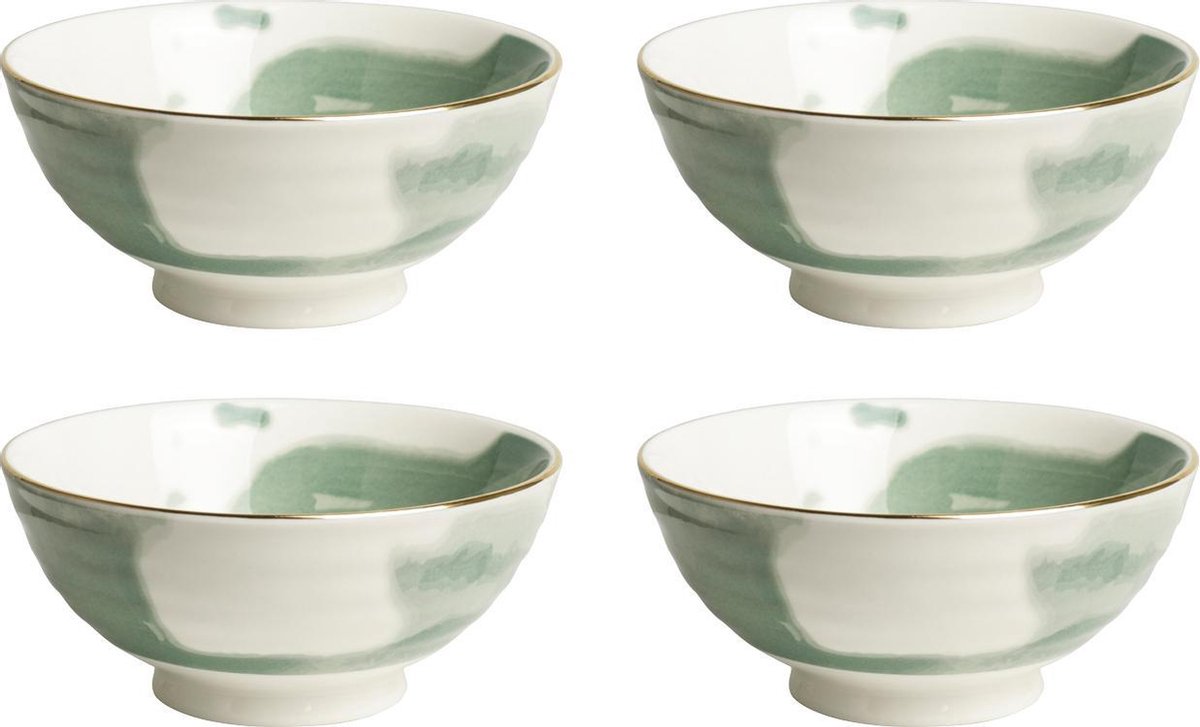 Schaaltje Aqua Ø 12cm TT Evergreen - set 4 stuks