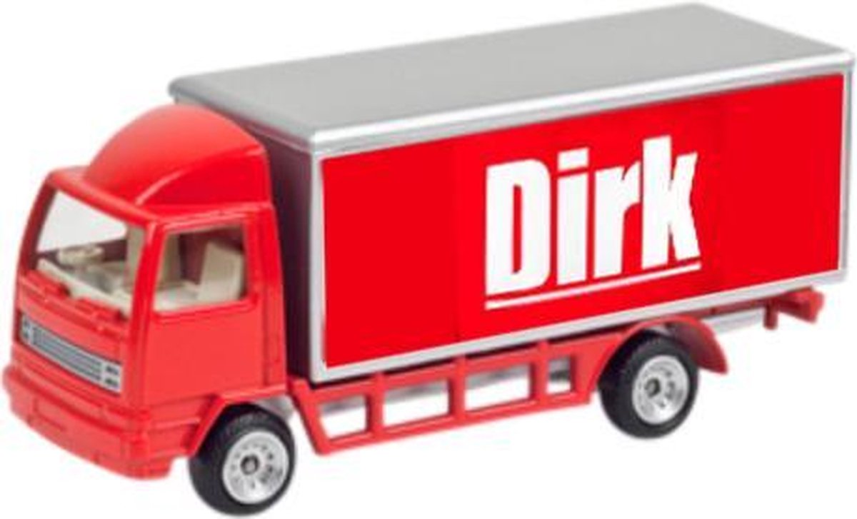 lkmn - model vrachtwagen met logo - kunststof – rood