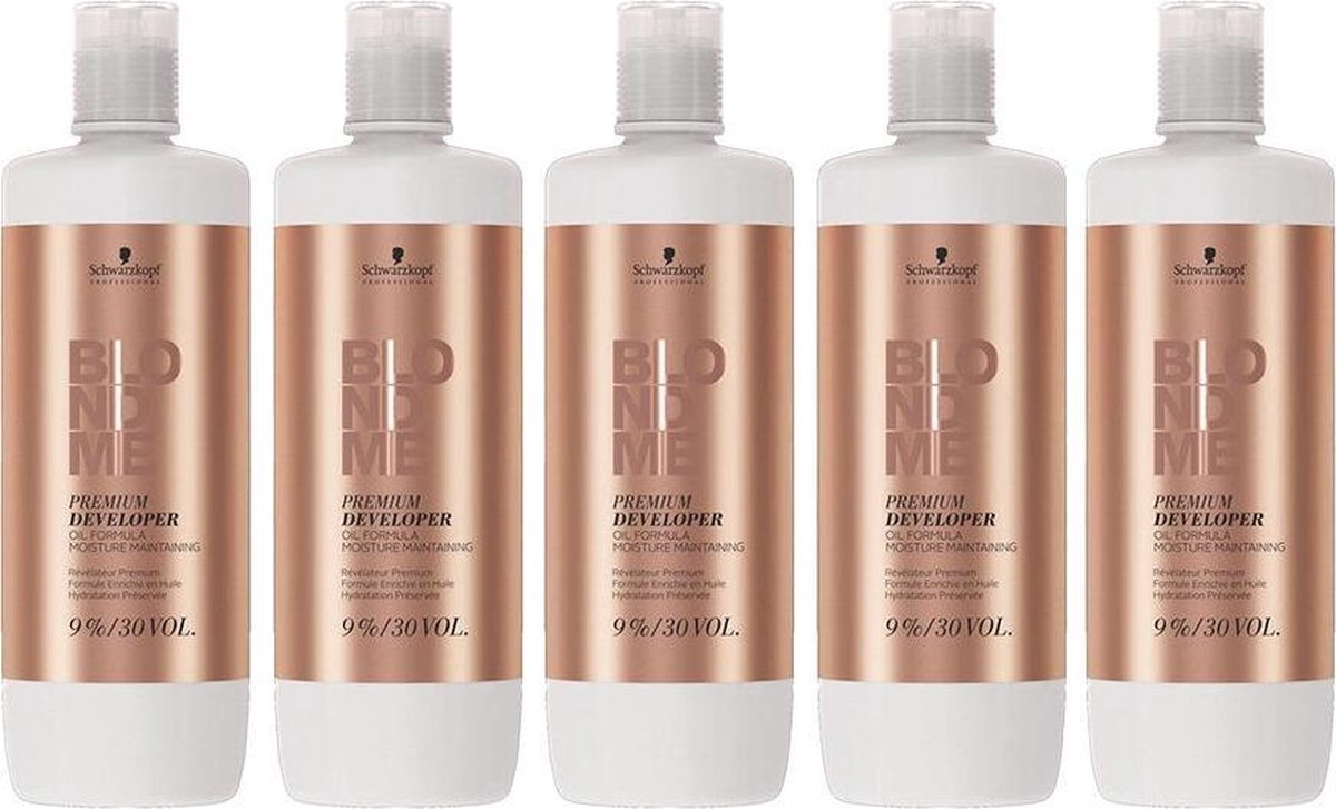10x Schwarzkopf Blond Me Premium Developer 9% 1000ml