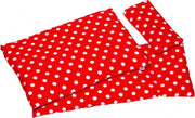 Goki Poppen Beddengoed Rood Met Witte Stippen
